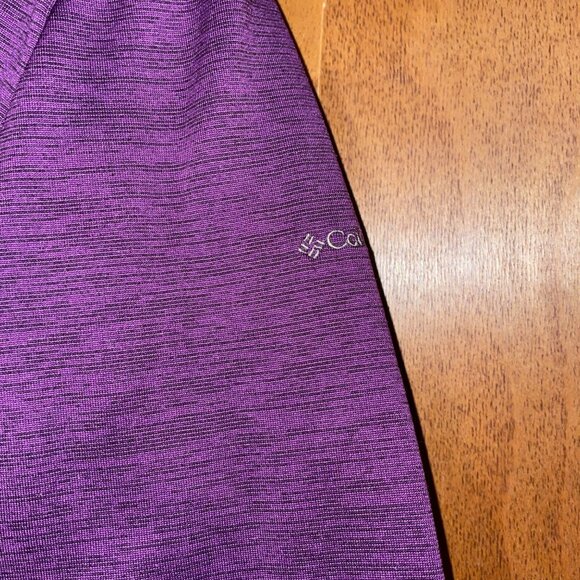 Columbia Womens Purple Cowl Neck Sweatshirt Size L - Picture 2 of 8